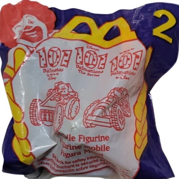 1997 McDonalds Disneys 101 Dalmatians Mobile Figurine 2 New in Package - Picture 1 of 2